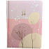 Albi Wochenkalender 18 Monate 2023 - 2024 Hellrosa goldene Zweige 12,5 cm x 17 cm x 1,3 cm