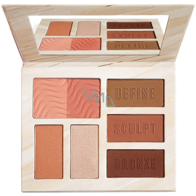 Sunkissed Contour Pro Bronzer, Highlighter und Rouge Palette 21,1 g