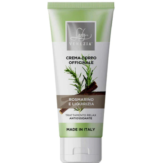 Lady Venezia Rosmarino & Liquirica - Rosmarin & Lakritze Körper- und Handcreme 100 ml