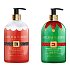 Baylis & Harding Frozen Mistletoe Holiday Liquid Soap Dispenser 500 ml + Santa Frozen Cranberry Holiday Liquid Soap Dispenser 500 ml, Kosmetikset