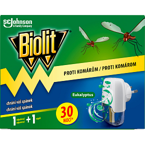 Biolit elektrický odpařovač Eukalyptus, 21ml Biolit elektrický odpařovač Eukalyptus, 21ml
