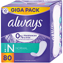 Always Normal Fresh Protection Pantoffel Intim Pads ohne Parfüm 80 Stück