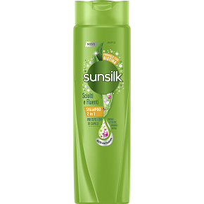Sunsilk Shampoo 2in1 Capelli Sciolti E Fluenti, 250 ml