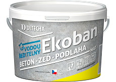 Detecha Ekoban Farbe für Holz und Beton, grau, 2,5 kg