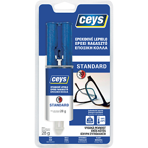 Ceys Epoxi Standard schnell härtender Zweikomponenten Kleber, 24 ml