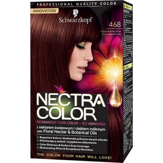 Schwarzkopf Nectra Color Haarfarbe 468 Chocolate Brown