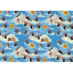 Nekupto Geschenkpapier 70 x 200 cm Weihnachtsmole hellblau 1 Rolle Nekupto Geschenkpapier 70 x 200 cm Weihnachtsmole hellblau 1 Rolle