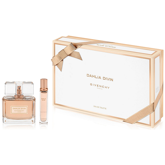 Givenchy Dahlia Divin EdT 50 ml Eau de Toilette Damen + 12,5 ml Reisewasserpackung, Geschenkbox