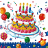 Daisy Papierservietten 3-lagig 33 x 33 cm 20 Stück Kuchen