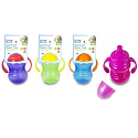 Erste Schritte Sipper Cup 12+ Flasche mit Saugnapf und zwei Griffen für Kinder blau 300 ml