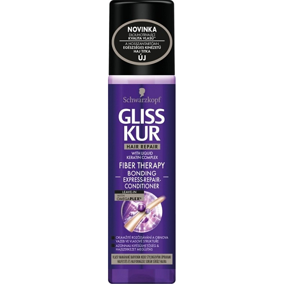 Gliss Kur Fibre Therapy regenerierender Expressbalsam für gestresstes Haar 200 ml