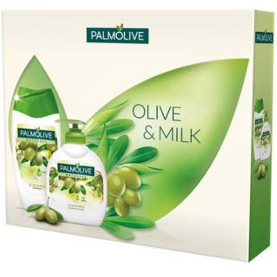 Palmolive Olive Milk Duschgel 250 ml + Olive Flüssigseife 300 ml, Kosmetikset