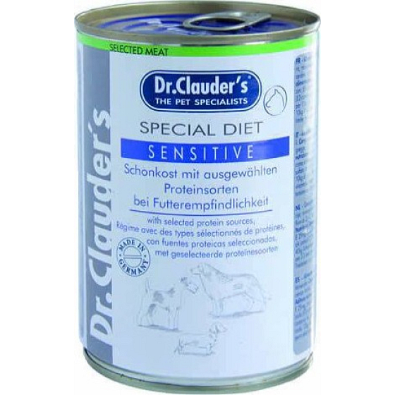 Dr. Clauders Special Diet Sensitive Lamm und Reis komplettes Super-Premium-Futter für Hunde mit Empfindlichkeiten gegenüber bestimmten Futterbestandteilen 400 g