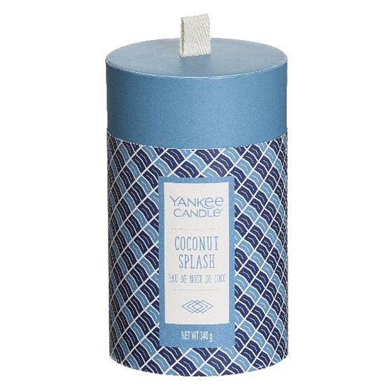 Yankee Candle Coconut Splash - Duftkerze mit Kokosnuss-Erfrischung Wanderlust Decor Medium 340 g