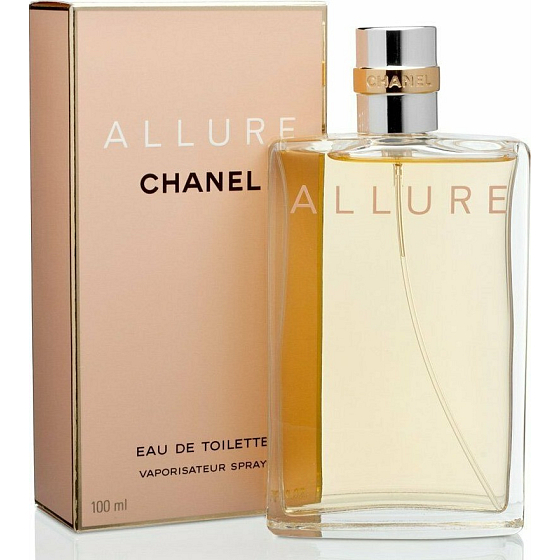 Chanel Allure Eau de Toilette für Damen 100 ml mit Zerstäuber
