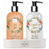 Scottish Fine Soaps Clementine Spice - Kořeněná mandarinka tekuté mýdlo dávkovač 300 ml + mléko dávkovač 300 ml, kosmetická sada