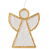 Emocio Engel Kerze Weißgold 95 x 30 x 120 mm