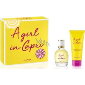 Lanvin Ein Mädchen in Capri Eau de Toilette für Frauen 50 ml + Körperlotion 100 ml, Geschenkset