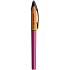 Uni Mitsubishi Air Micro UBA-188E-M schwarzer Tintenstift rosa 0,5 mm