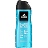 Adidas Ice Dive 3 in 1 Duschgel für Körper, Haare und Gesicht für Männer 400 ml