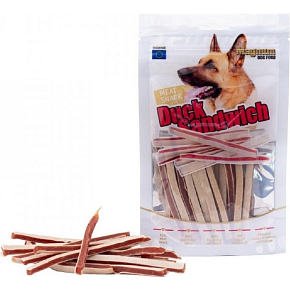 Magnum Duck Sandwich Entenstreifen weiches, natürliches Fleisch Leckerli für Hunde 80 g