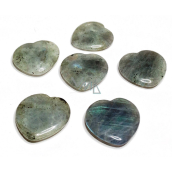 Achat Hmatka, heilender Edelstein in Form eines Herzens Naturstein 3 cm 1 Stück, gibt Rückhalt und Kraft
