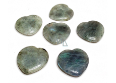 Achat Hmatka, heilender Edelstein in Form eines Herzens Naturstein 3 cm 1 Stück, gibt Rückhalt und Kraft
