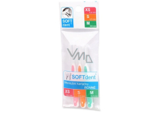 Soft Dent Interdentalzahnbürste gebogen XS - M, 0,4 - 6 mm 3 Stück