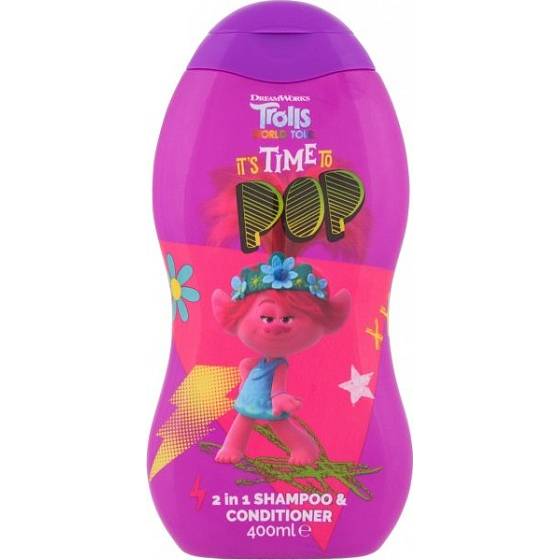 Trolls World Tour 2in1 Shampoo und Spülung für Kinder 400 ml