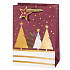 EP Line Papier Geschenktüte 36 x 26 x 14 cm Weihnachten mit Bäumen