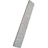 Nagelfeile grau quadratisch 18 cm