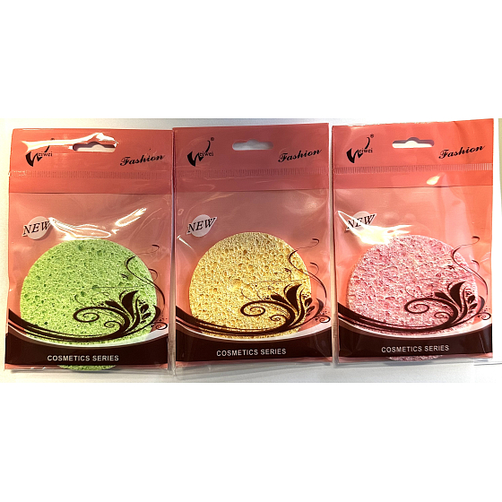 Make-up-Entferner Schwamm 8 cm 1 Stück verschiedene Farben
