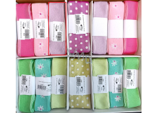 Ditipo Stoffband Flora pastell hell lila 3 m x 25 mm