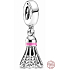 Sterling Silber 925 I love Badminton - Badminton Ball, Armband Anhänger Sport