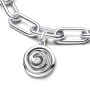 Charms Sterling Silber 925 Spirale - Mini Medaillon, Anhänger Armband Symbol