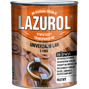 Lazurol S1002 mat, Lack für Metall und Holz, farblos, 750 ml