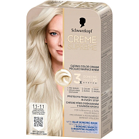 Schwarzkopf Creme Supreme Haarfarbe 11-11 kühle ultra helle Blond 60 ml