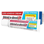 Blend-a-dent Extra Stark Fresh Fixiercreme für Prothesen, Prothesenzähne 47 g