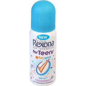 Rexona für Teenager Fun Spirit Antitranspirant Deodorant Spray für Frauen 100 ml
