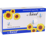 Nicol 2-lagige Papiertaschentücher in der Box, 100 Stück