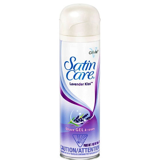 Gillette Satin Care Lavendel Kiss Rasiergel für Frauen 200 ml