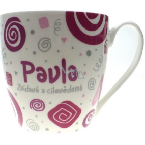 Nekupto Twister Becher mit dem Namen Paul Pink 0,4 Liter