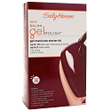 Sally Hansen Salon 1 x LED-Lampe + 1 x Gel-Gel-Grundierung + 1 x Farb-Gel-Lack (40300 Wine Not) + 1 x Gel-Gel-Top + 10 x Reinigungsserviette + 1 x Aceton-Entferner 1 x Nagelfeile + 1x Nagelhaut-Nagelhautstift + 1 x Gebrauchsanweisung, Kosmetikset
