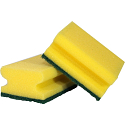 Tinky Sponge für Geschirr in Form von 9 x 6 x 4 cm 6 Stück