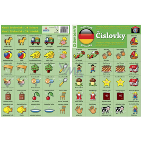 Ditipo Sprachgedächtnisspiel Ziffern Deutsch 297 x 222 mm