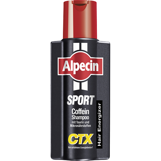 Alpecin CTX Sport Coffein Coffein-Shampoo gegen Haarausfall und Haarwuchs 75 ml