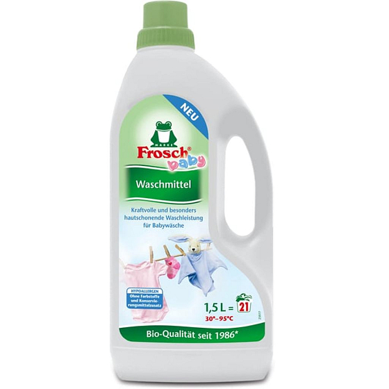 Frosch Eko Babyunterwäsche hypoallergenes flüssiges Pulver 1,5 l