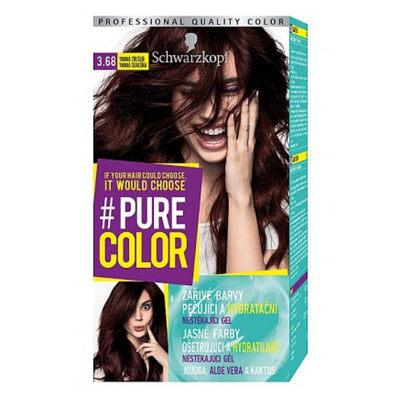 Schwarzkopf Pure Color Washout Haarfarbe 3,68 Dunkle Kirsche 60 ml