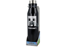 Degen Merch Minecraft Thermoflasche aus Edelstahl schwarz 580 ml