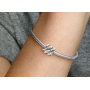 Charm Sterling Silber 925 Sternzeichen Sparkling Aquarius, Perle für Armband
